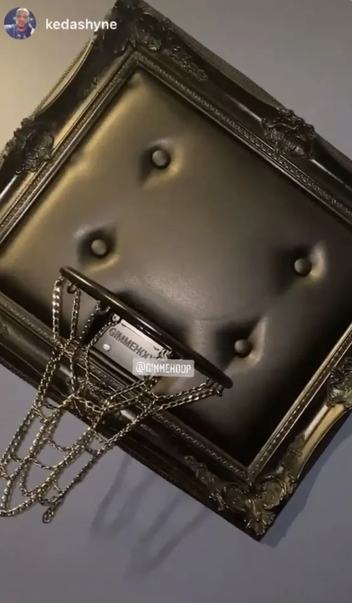 Customer photo of Black Basketball Hoop
