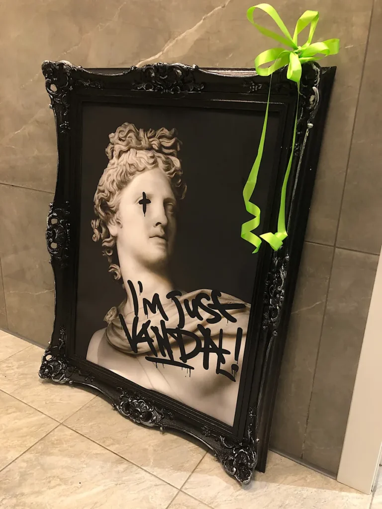 Customer photo of DAVID // Framed Canvas