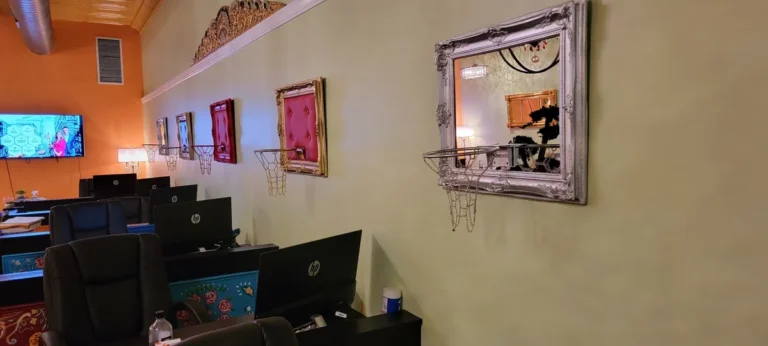 Customer photo of Framed Mirror Basketball Hoop