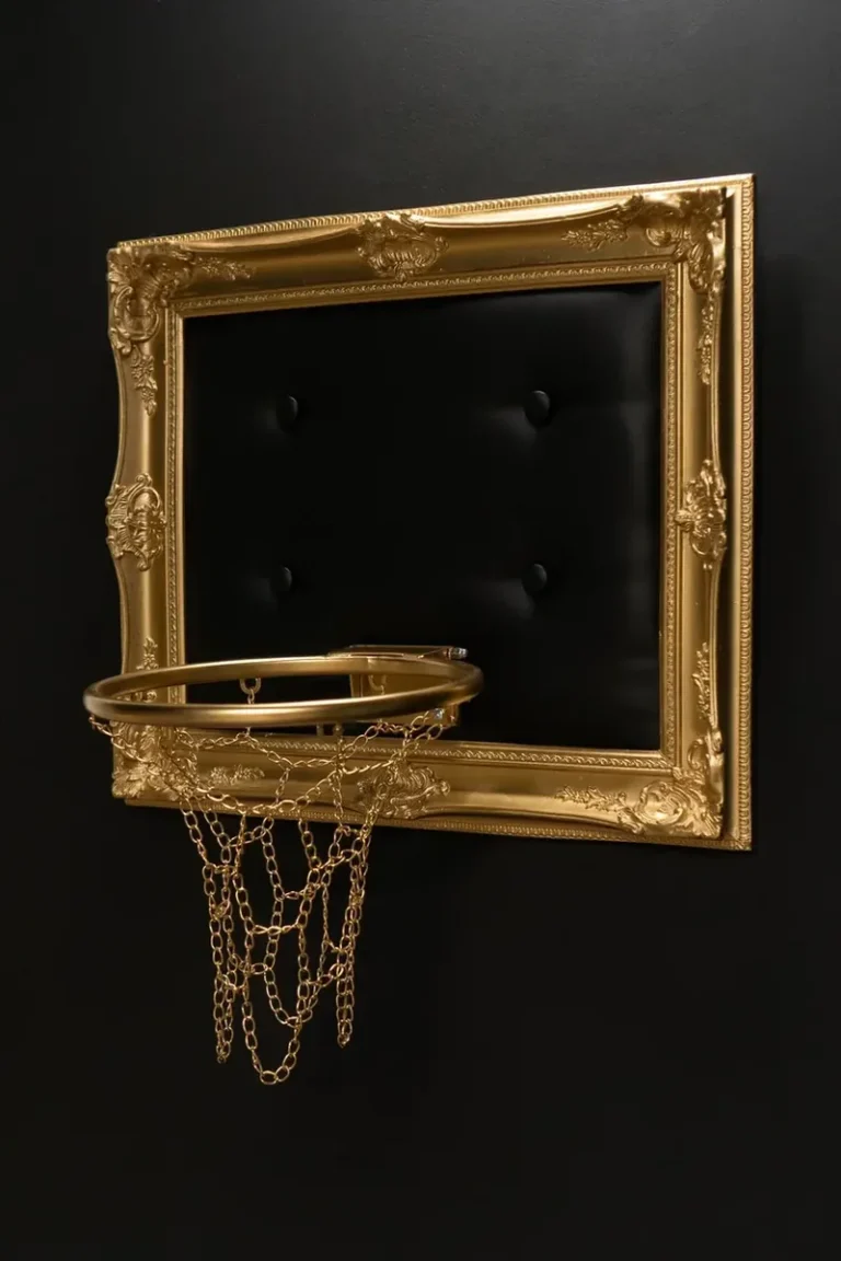 Customer photo of Gold Basketball Hoop