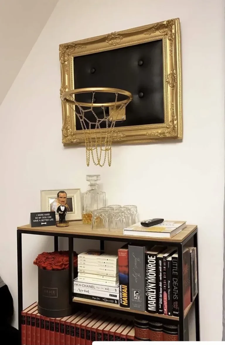 Customer photo of Gold Basketball Hoop