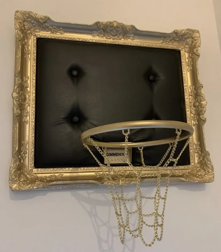 Customer photo of Gold Basketball Hoop