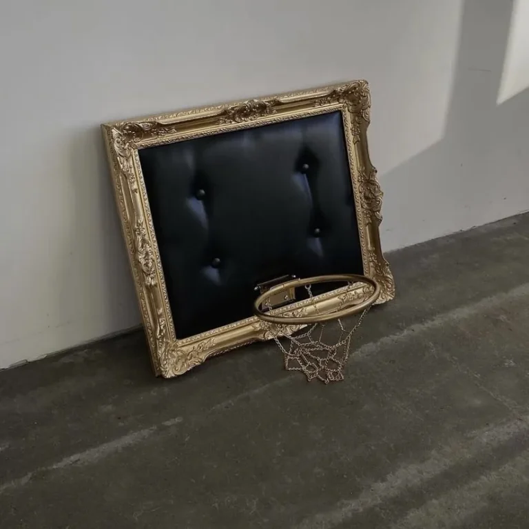 Customer photo of Gold Basketball Hoop