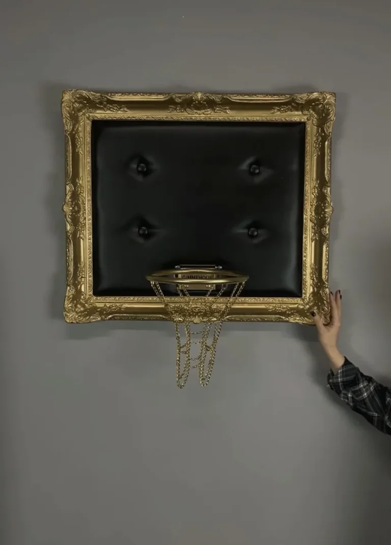 Customer photo of Gold Basketball Hoop