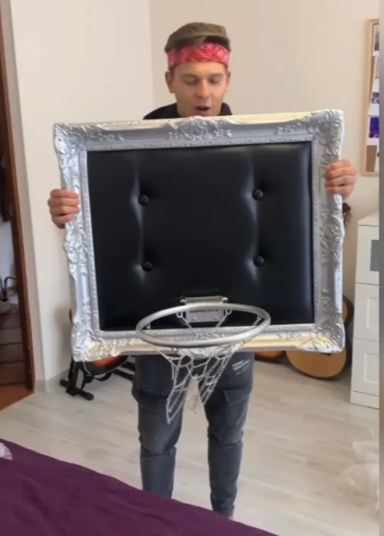 Customer photo of Silver Basketball Hoop